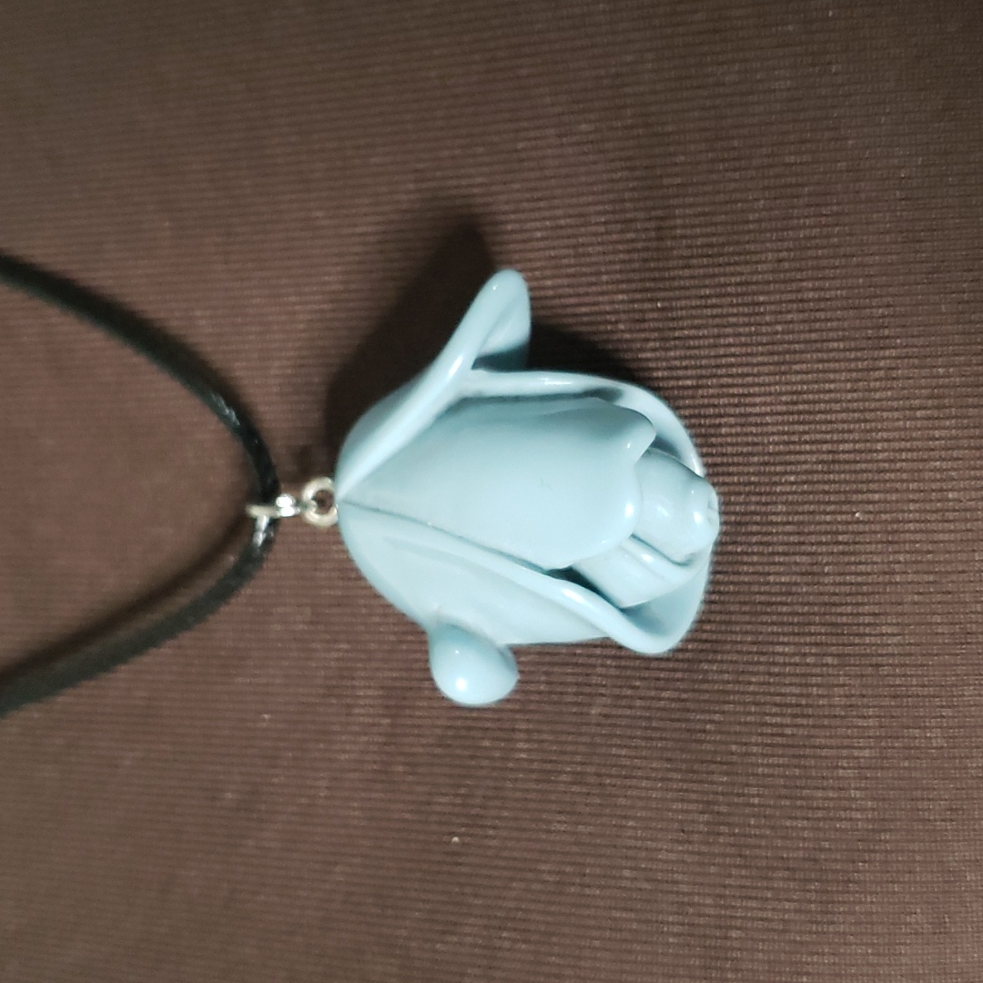 Blue Tulip Resin Flower 7$